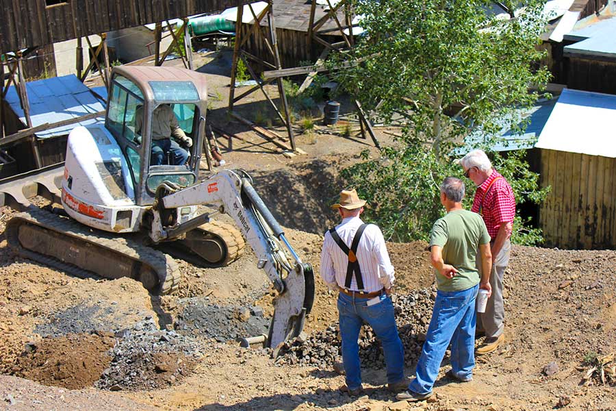 Clayton silver mine stockpile samples for TOMRA ore sorting test program